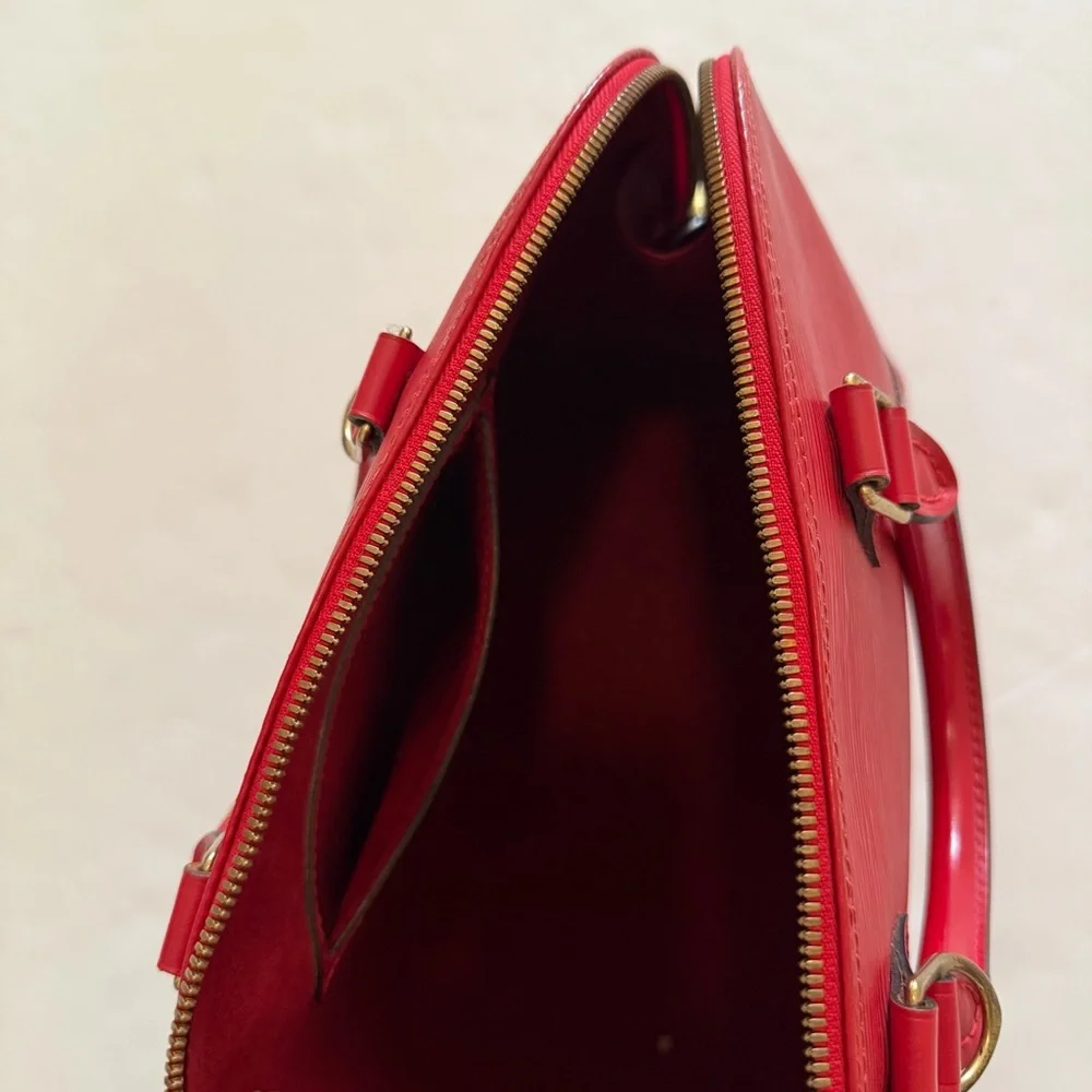 Louis Vuitton Epic Red Alma Bag